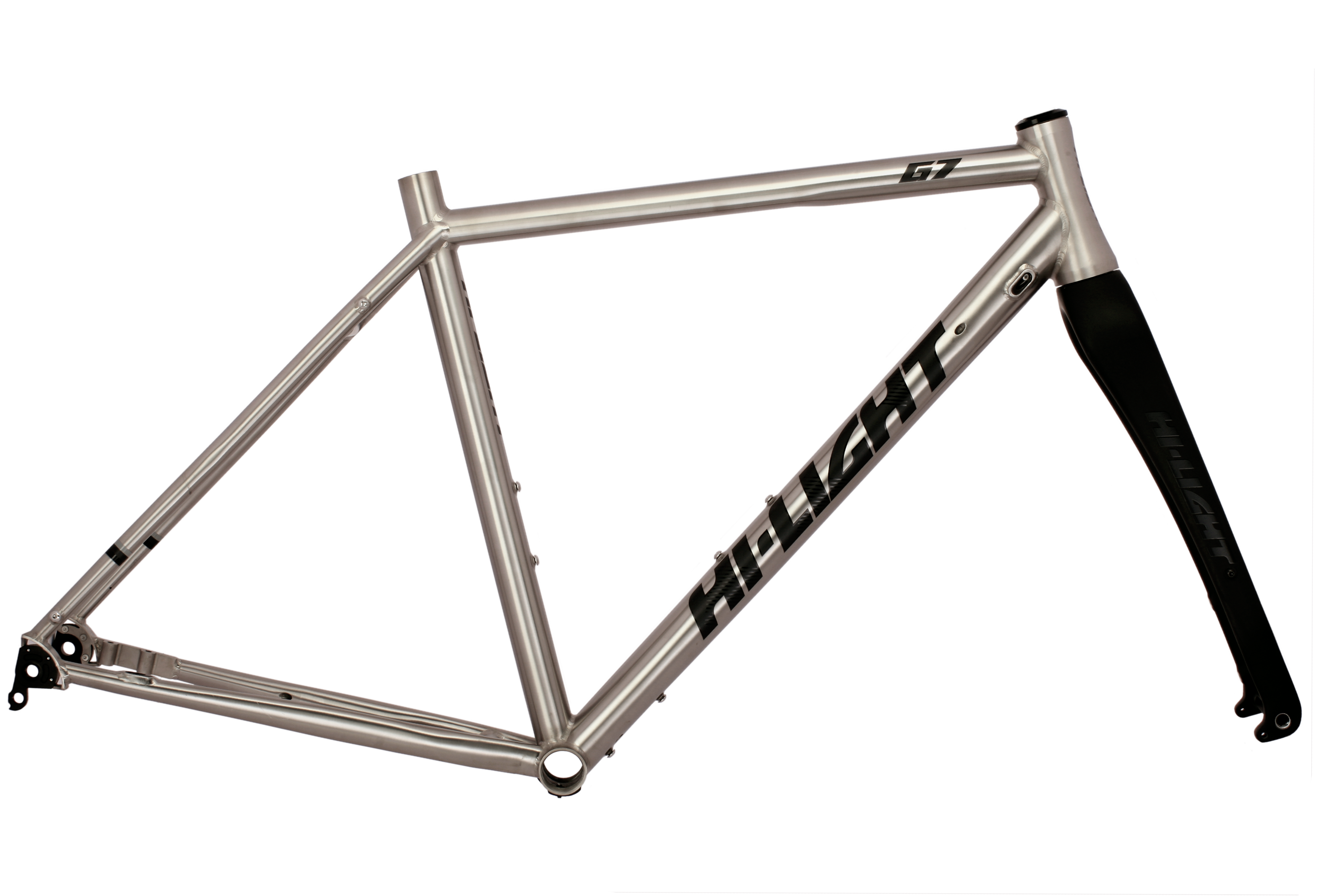 Titanium frame clearance gravel