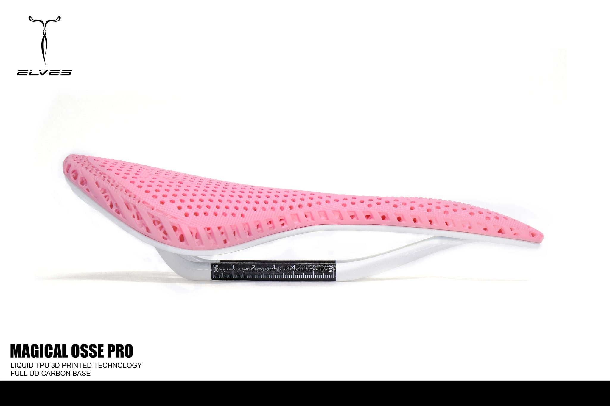 Elves Magic OSSE Pro 3D-Printed Carbon Saddle