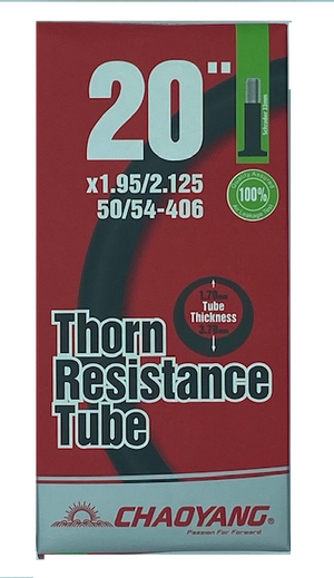 20" Inner Tube, Thorn Resistant, Schrader Tube  Atelier Olympia