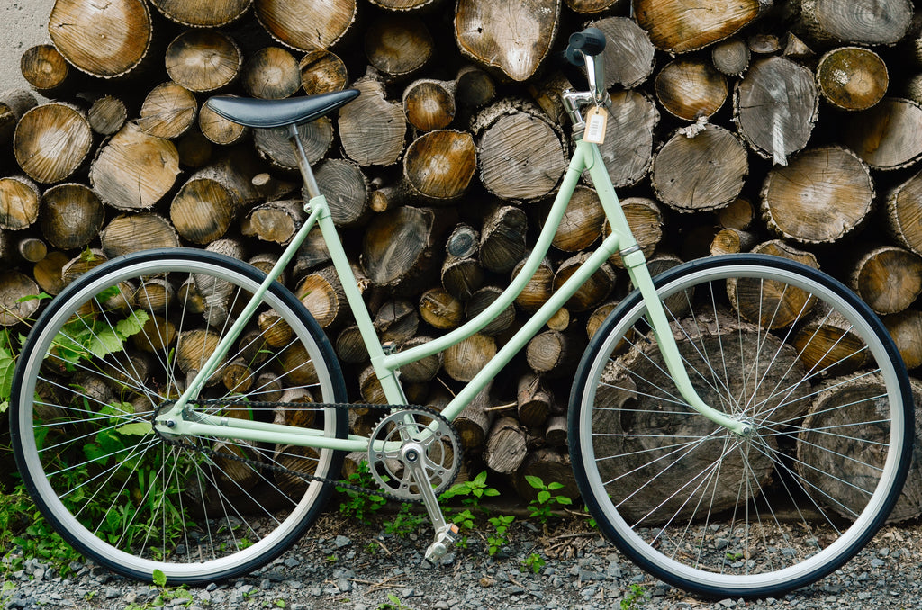 Townie Step-Thru Restoration, Mint Green Complete Bicycle  Atelier Olympia