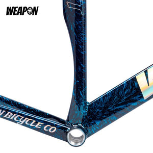 WEAPON BULLET Aero Track Frameset (Marble blue) Bicycle Frames 935.00 Atelier Olympia